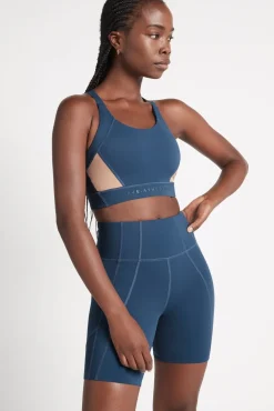 Contrast Adjustable Strap Sports Bra 321