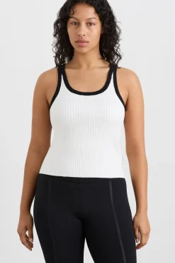 Contrast Knit Tank 142