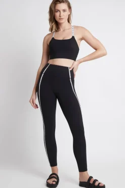 Contrast Logo Full Length Legging 203