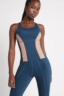 Contrast Longline Racerback Tank 124