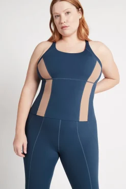 Contrast Longline Racerback Tank 124