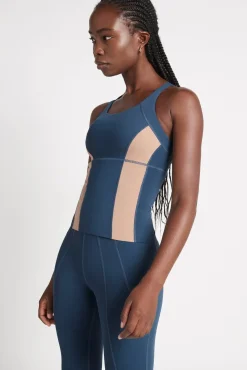 Contrast Longline Racerback Tank 124