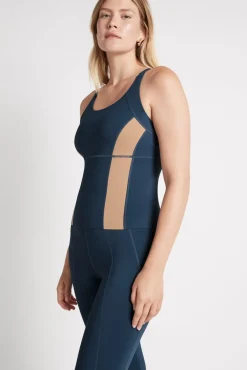 Contrast Longline Racerback Tank 124