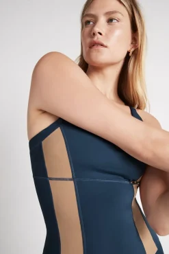 Contrast Longline Racerback Tank 124