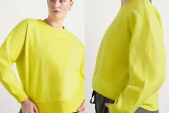 Contrast Stitch Crew Jumper 419