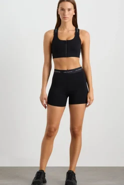 Contrast Zip Sports Bra 304