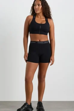 Contrast Zip Sports Bra 304