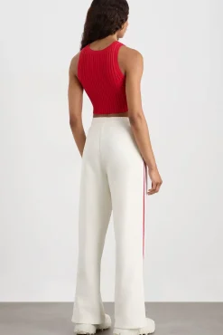 Contrast Zip Trackpants 504