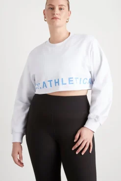 Crop Cut Out Crew Jumper 416