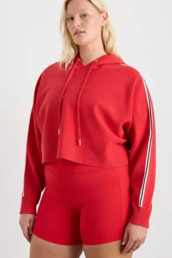 Crop Knit Hoodie 405