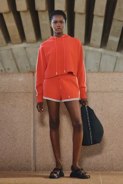 Crop Knit Hoodie 405