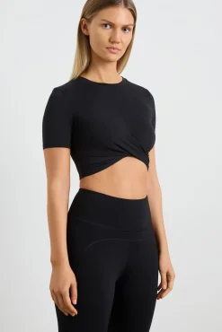 Crop Twist Front Tee 130