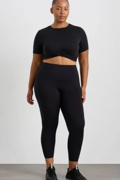 Crop Twist Front Tee 130