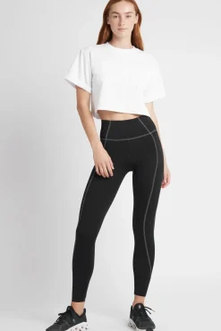 Cropped Embossed Classic Logo T-Shirt 105