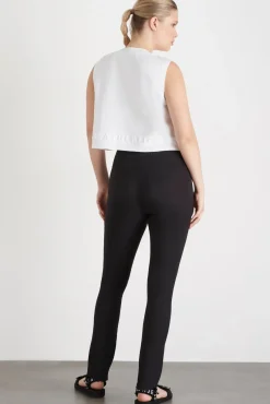 Cropped Embossed Signature Logo Tank 106