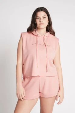 Cropped Established Short Sleeve Hoodie 402