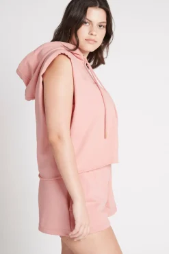 Cropped Established Short Sleeve Hoodie 402