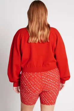 Cropped Knit Funnel Neck Jumper 408