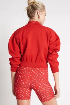 Cropped Knit Funnel Neck Jumper 408