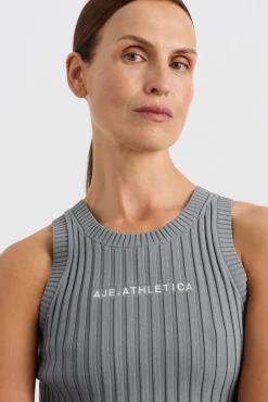 Cropped Knitted Logo Tank 135