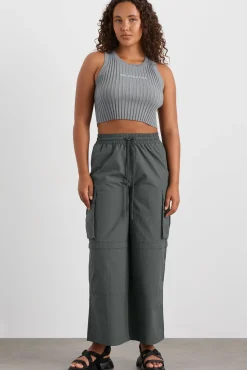 Cropped Knitted Logo Tank 135