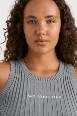 Cropped Knitted Logo Tank 135