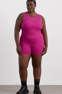 Cropped Knitted Logo Tank 135