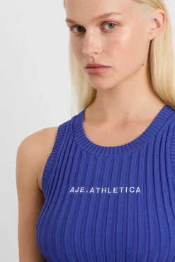 Cropped Knitted Logo Tank 135