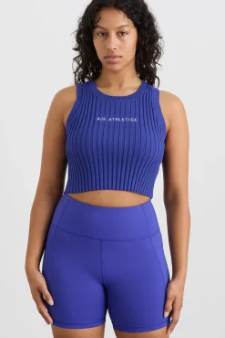 Cropped Knitted Logo Tank 135