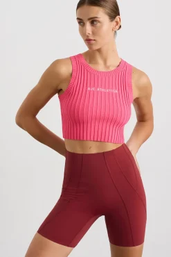 Cropped Knitted Logo Tank 135