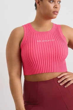 Cropped Knitted Logo Tank 135