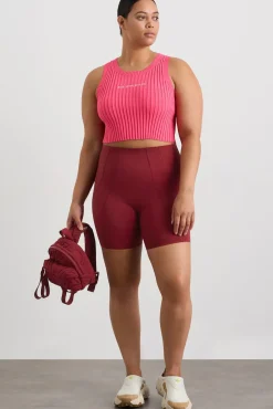 Cropped Knitted Logo Tank 135