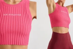 Cropped Knitted Logo Tank 135