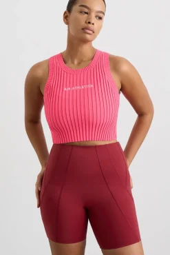 Cropped Knitted Logo Tank 135