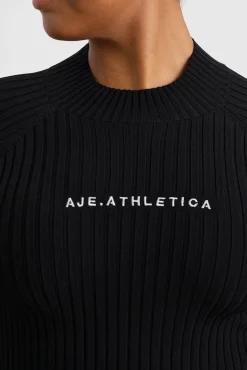 Cropped Knitted Long Sleeve Top 437