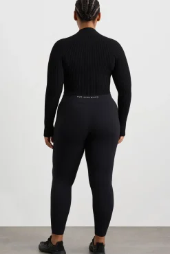 Cropped Knitted Long Sleeve Top 437