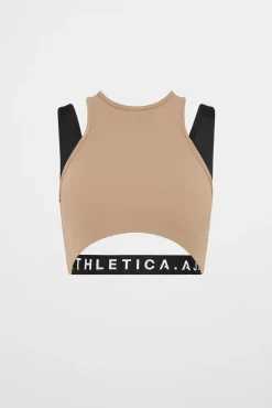 Cropped Layered Sport Tank 159