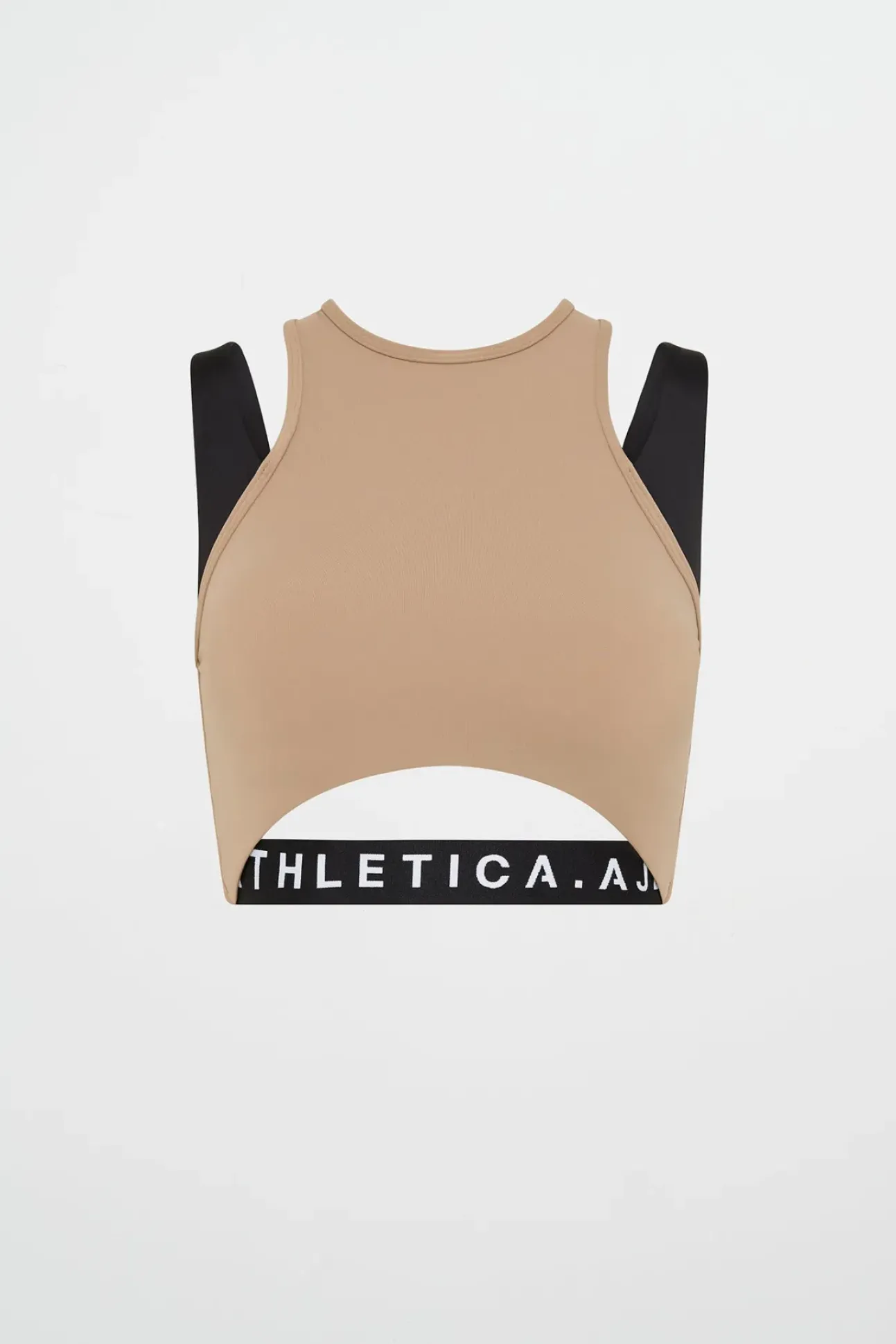 Cropped Layered Sport Tank 159