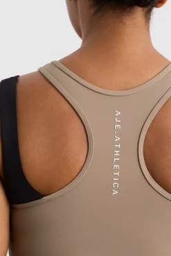 Cropped Layered Sport Tank 159