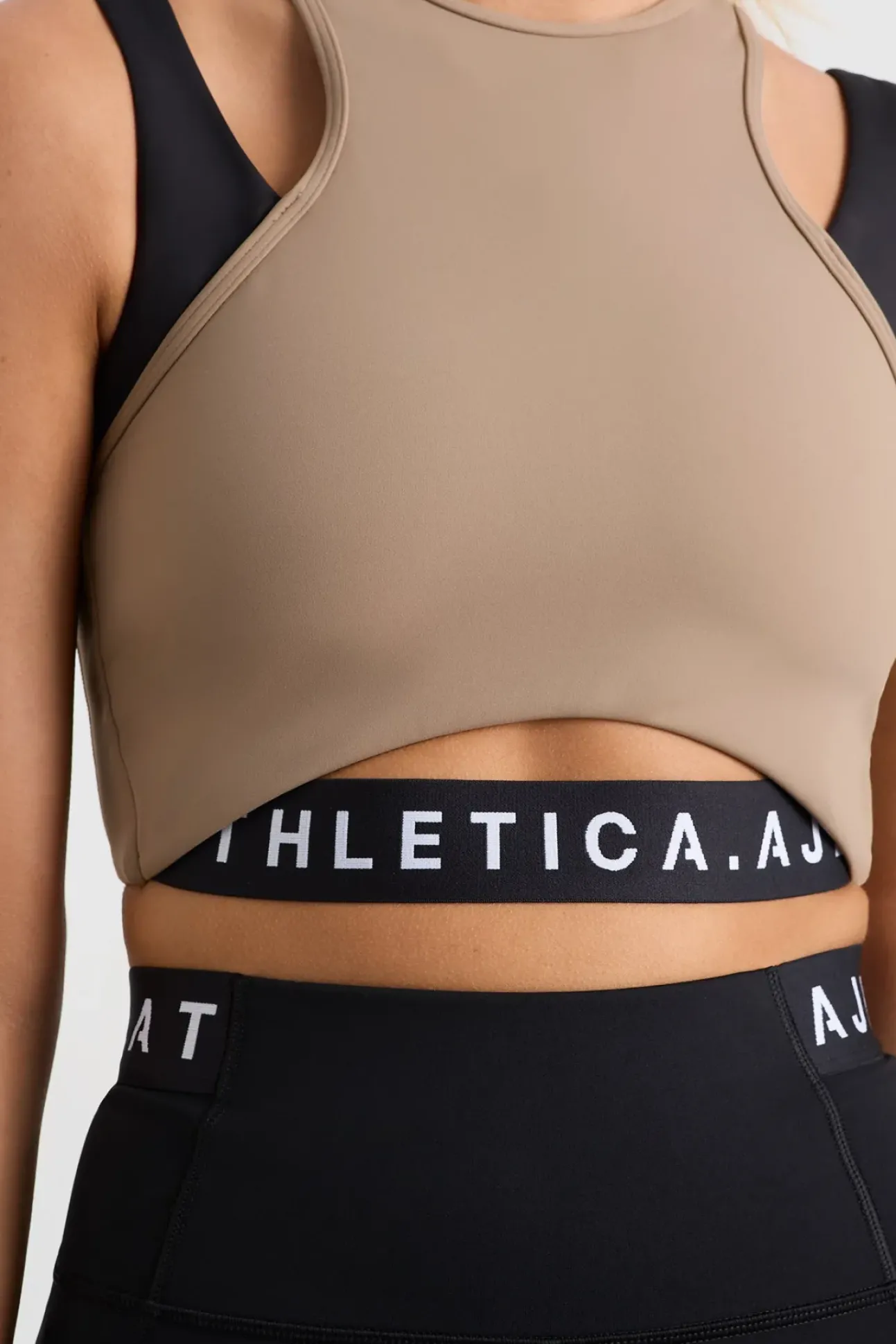 Cropped Layered Sport Tank 159