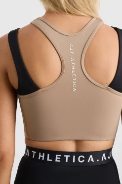 Cropped Layered Sport Tank 159