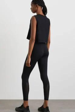 Cropped Logo Mesh Boxy Tank 146