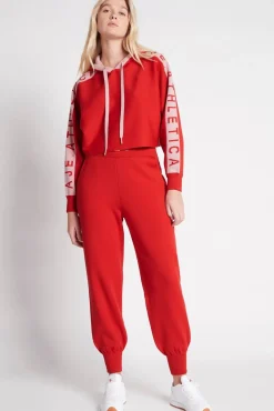 Cropped Logotape Long Sleeve Hoodie 409