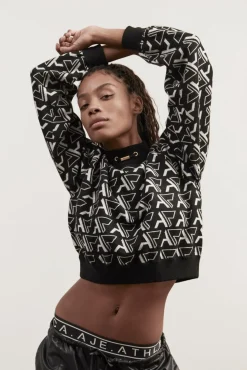 Cropped Monogram Sweater 408