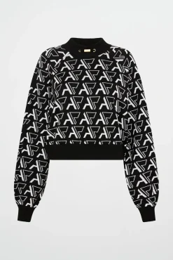 Cropped Monogram Sweater 408