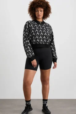 Cropped Monogram Sweater 408