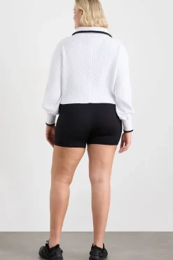 Cropped Ottoman Knit 414