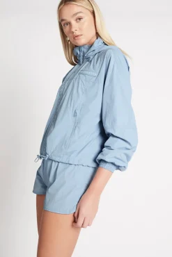 Cropped Signature Badge Logo Spray Jacket 708