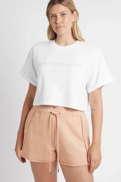 Cropped Signature Logo T-Shirt 104