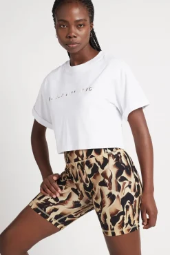 Cropped Signature Logo T-Shirt 105